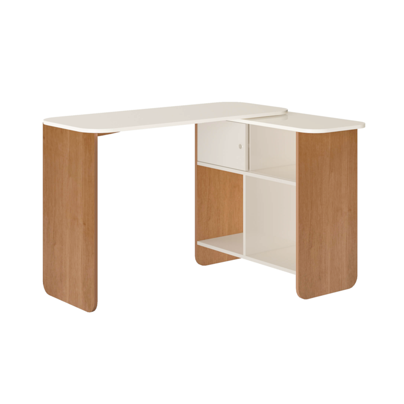 Escrivaninha Nomad Cinamomo com Branco Artely