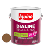 Esmalte Dialine Seca Rápido Marrom Conhaque 3,6L Iquini