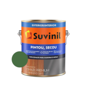 Esmalte Pintou Secou Brilhante Verde Folha 3,6L Suvinil  Esmalte Pintou Secou Brilhante Verde Folha 3,6L Suvinil