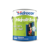 Esmalte Sintético Base de Água Hidralit Eco Platina 3.6L Hidracor Esmalte Sintético Base de Água Hidralit Eco Platina 3.6L Hidracor