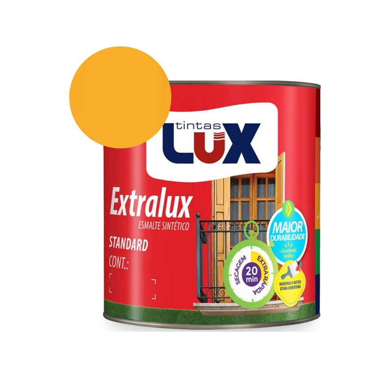 Esmalte Sintético Brilhante Extralux Amarelo 0,9L
