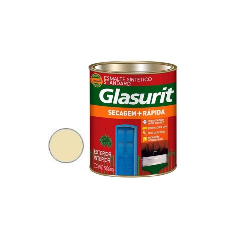 Esmalte Sintético Brilhante Marfim 0.9L Glasurit