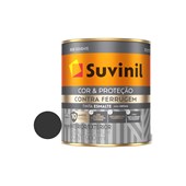 Esmalte Sintético Cor & Proteção Contra Ferrugem Brilhante Preto 0,9L Suvinil