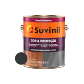 Esmalte Sintético Cor e Proteção Fosco Preto 3,6L Suvinil Esmalte Sintético Cor e Proteção Fosco Preto 3,6L Suvinil