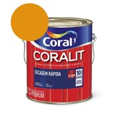  Esmalte Sintético Coralit Secagem Rápida Brilhante Amarelo Trator 3.6L Coral