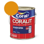  Esmalte Sintético Coralit Secagem Rápida Brilhante Amarelo Trator 3.6L Coral