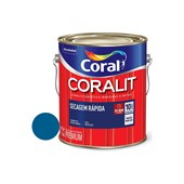  Esmalte Sintético Coralit Secagem Rápida Brilhante Azul França 3,6L Coral