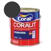 Esmalte Sintético Coralit Secagem Rápida Brilhante Preto 3.6L Coral  Esmalte Sintético Coralit Secagem Rápida Brilhante Preto 3.6L Coral