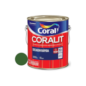 Esmalte Sintético Coralit Secagem Rápida Brilhante Verde Folha 3,6L Coral