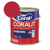 Esmalte Sintético Coralit Secagem Rápida Brilhante Vermelho 3.6L Coral