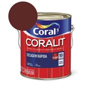  Esmalte Sintético Coralit Secagem Rápida Brilhante Vermelho Goya 3.6L Coral