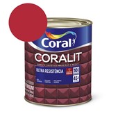 Esmalte Sintético Coralit Ultra Resistência Alto Brilho Vermelho 900ml Coral