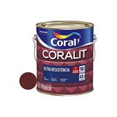 Esmalte Sintético Coralit Ultra Resistência Alto Brilho Vermelho Goya 3,6L Coral