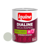 Esmalte Sintético Dialine Seca Rápido Acetinado Branco Gelo 750ml Iquine