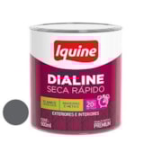 Esmalte Sintético Dialine Seca Rápido Alto Brilho Cinza Escuro 0.9L Iquine Esmalte Sintético Dialine Seca Rápido Alto Brilho Cinza Escuro 0.9L Iquine