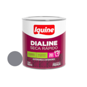 Esmalte Sintético Dialine Seca Rápido Alumínio 900ml Iquine