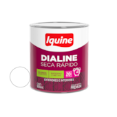 Esmalte Sintético Dialine Seca Rápido Branco Neve 900ml Iquine Esmalte Sintético Dialine Seca Rápido Branco Neve 900ml Iquine