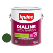 Esmalte Sintético Dialine Seca Rápido Verde Folha 3,6L Iquine