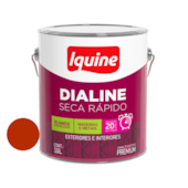 Esmalte Sintético Dialine Seca Rápido Vermelho 3,6L Iquine