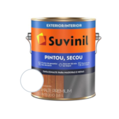 Esmalte Sintético Pintou Secou Brilhante Branco 3.6L Suvinil Esmalte Sintético Pintou Secou Brilhante Branco 3.6L Suvinil