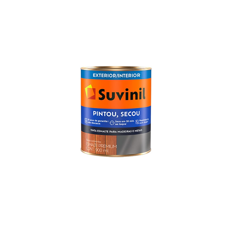 Esmalte Sintético Pintou Secou Brilhante  Petrolio 0.9L Suvinil