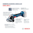 Esmerilhadeira GWS 180-LI com 2 Baterias Bosch