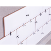 Espaçador Cruzeta 1,00mm Preto 100 Peças Moldimplas