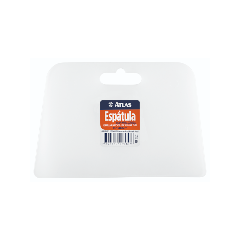 Espátula Plástica Lisa 13cm 152/2 Atlas
