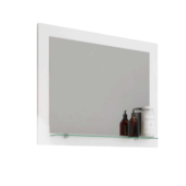 Espelheira Barcelona 50x60cm Branca MGM Espelheira Barcelona 50x60cm Branca MGM