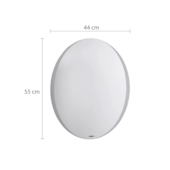 Espelheira Oval Caroline 44x55cm EPB/C Astra