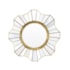 Espelho Decorativo Flower Ouro Evolux