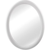 Espelho Oval Branco 5110-2 Primafer