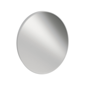 Espelho Oval Perfil Silver 485x575mm Cris Metal