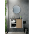Espelho Redondo Perfil Black 480mm Cris Metal