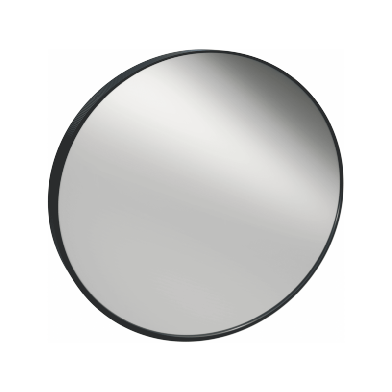 Espelho Redondo Perfil Black 480mm Cris Metal