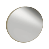 Espelho Redondo Perfil Champagne 480mm Cris Metal