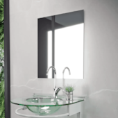 Espelho Retangular 640x730mm Cris Metal