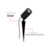 Espeto Nimus 10W IP65 3000K Deluxe Avant
