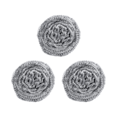 Esponja Brilho Aço Inox 3 Peças Simplo Oikos