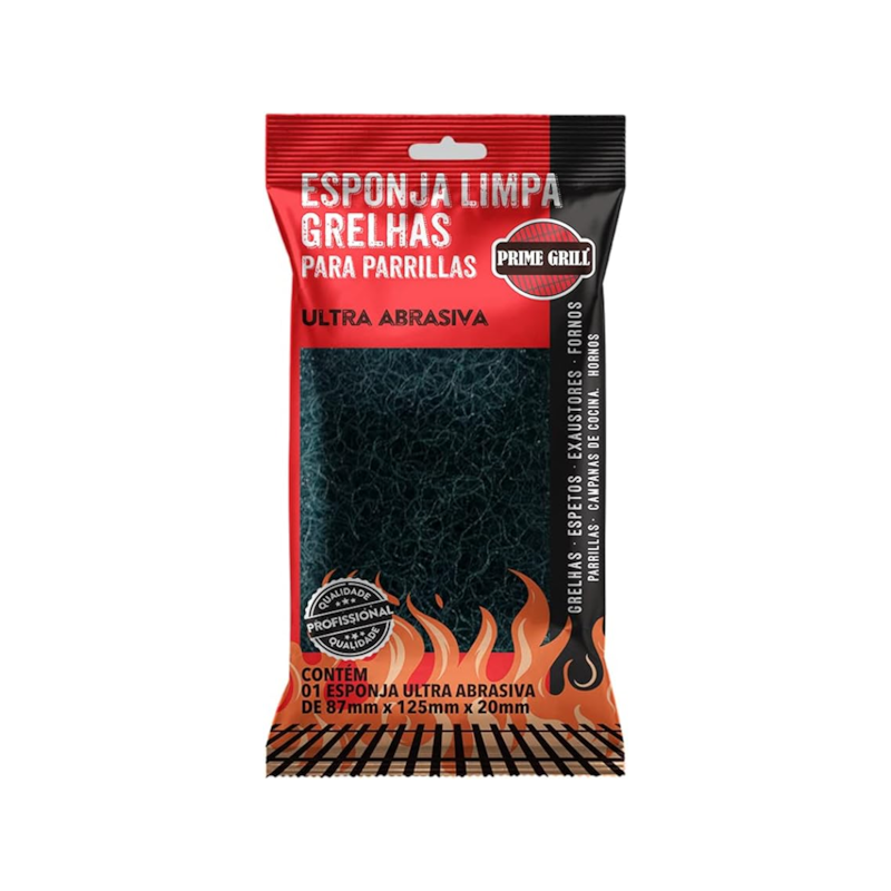 Esponja Ultra Abrasiva Prime Grill