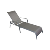 Espreguiçadeira SF5502 Cinza Casa Ok Espreguiçadeira SF5502 Cinza Casa Ok