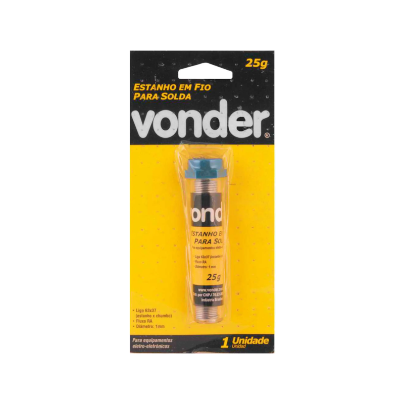 Estanho em Fio para Solda Vonder