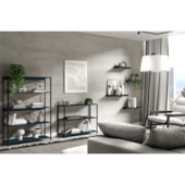 Estante 3 Níveis 94x30x72cm Azul Petróleo Prat-K