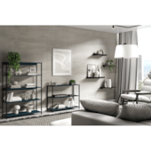 Estante Azul Petróleo 5 Níveis 94x30x135cm Prat-k