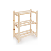 Estante de Madeira Modular 3 Prateleiras Bemfixa