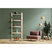 Estante de Madeira Modular 5 Prateleiras Bemfixa
