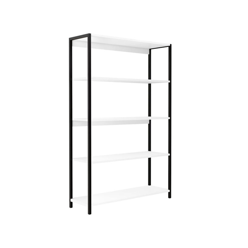 Estante Nova York 5 Níveis 60x30x135cm Branco Prat-K