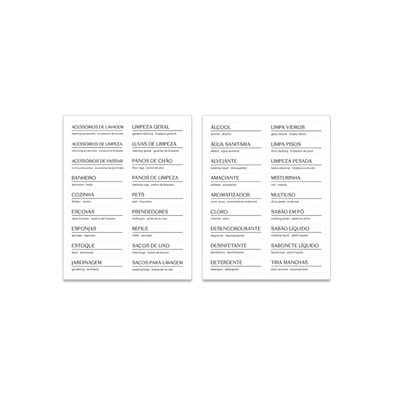 Etiquetas Adesivas Branco Fechado Ou 