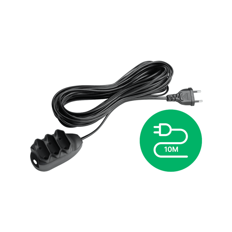 Extensão Elétrica 3 Tomadas 2 Pinos 10M Preto Intelbras