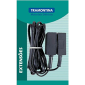 Extensao Lisa Telefone 5M Preta Tramontina  Extensao Lisa Telefone 5M Preta Tramontina